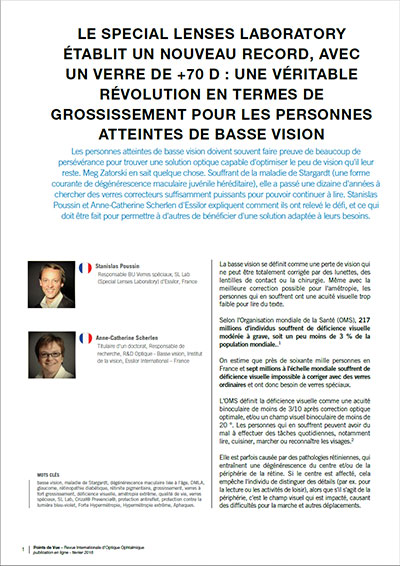 Une veritable révolution en termes de grossissement
